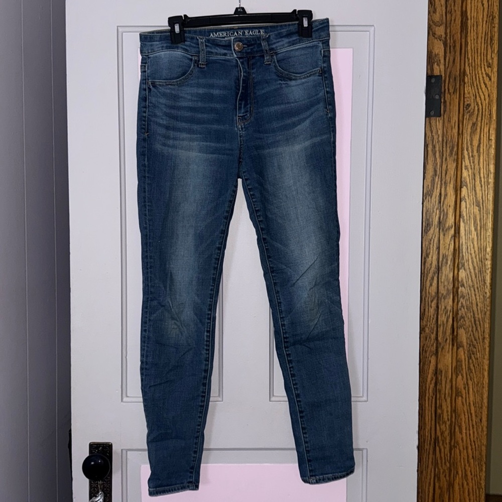 american eagle hi rise super stretch jegging